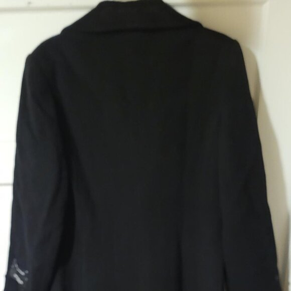 "JONES NEW YORK COLLECTION" WOMENS RIBBED ANGORA WOOL LONG COAT - SIZE 10 - NWT - Picture 3 of 7